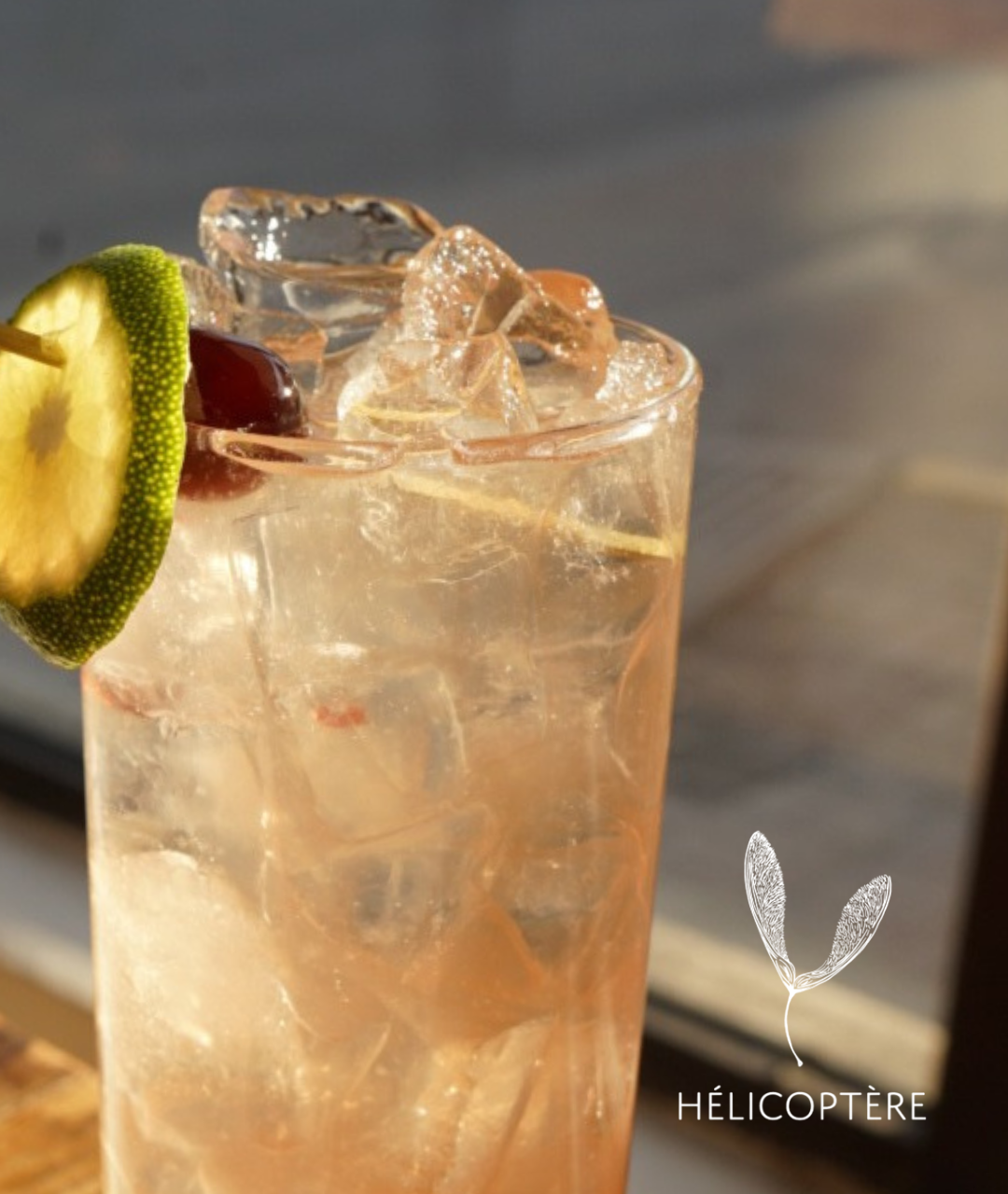 Cocktail recipe, 1642 yuzu, Mediterranean Margarita, Hélicoptère restaurant