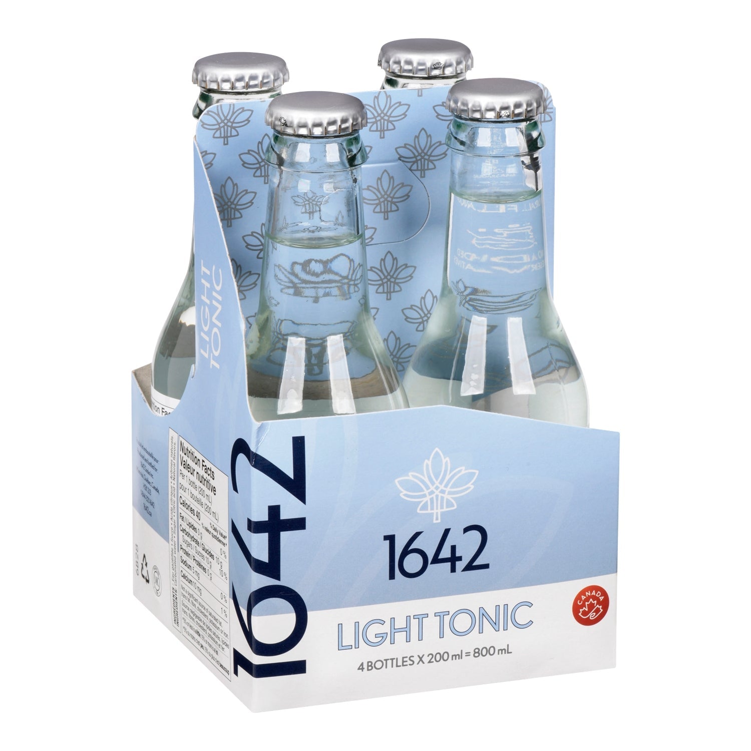 1642 Light Tonic —4 x 200 ml pack, English label