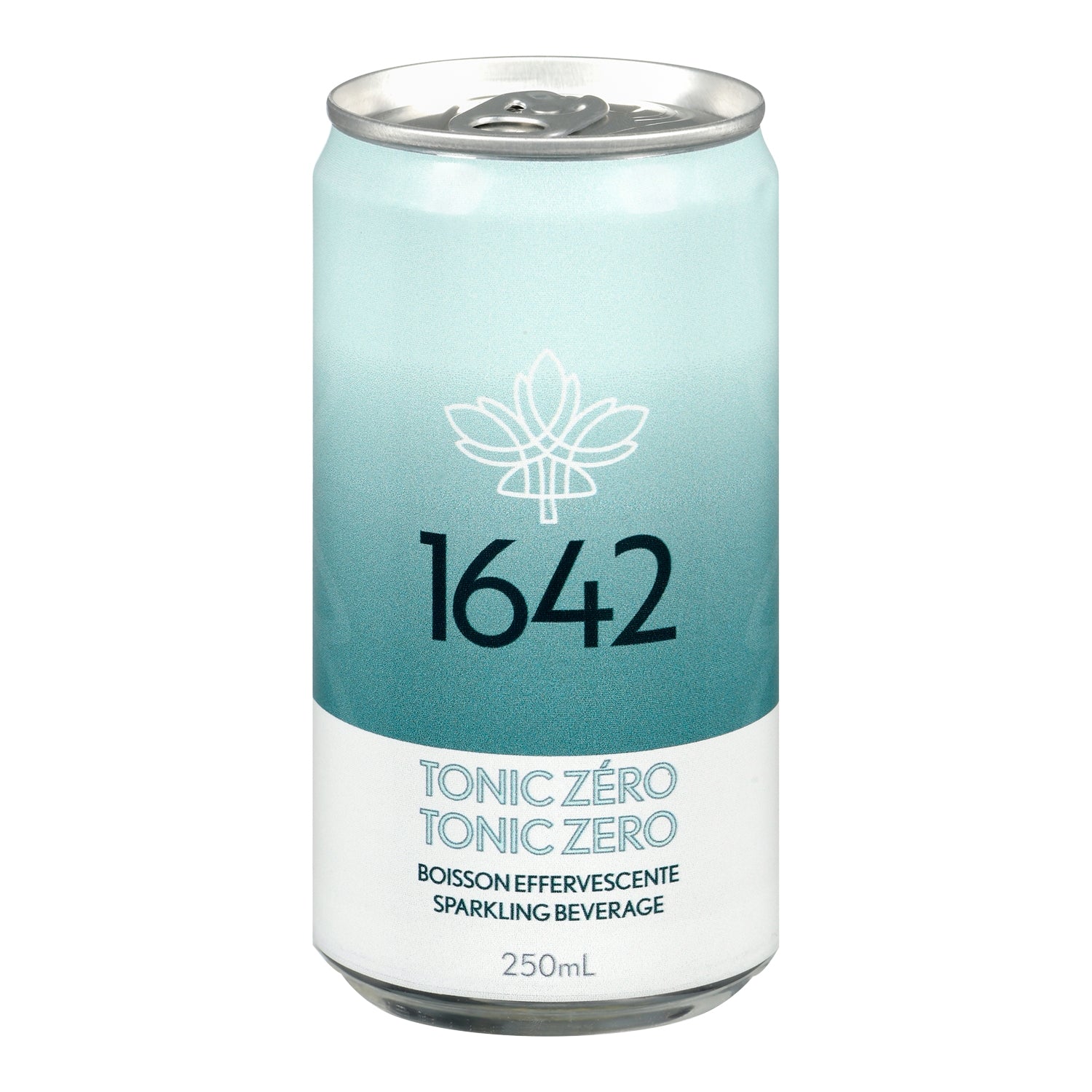1642 Tonic Zéro — canette 250 ml, face avant