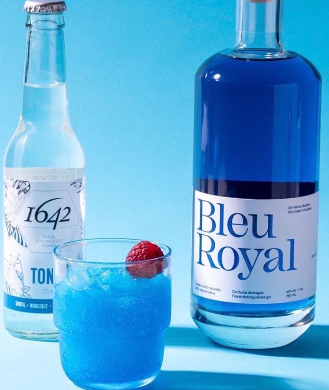 Slushtail with 1642 Tonic and Royal Blue Gin