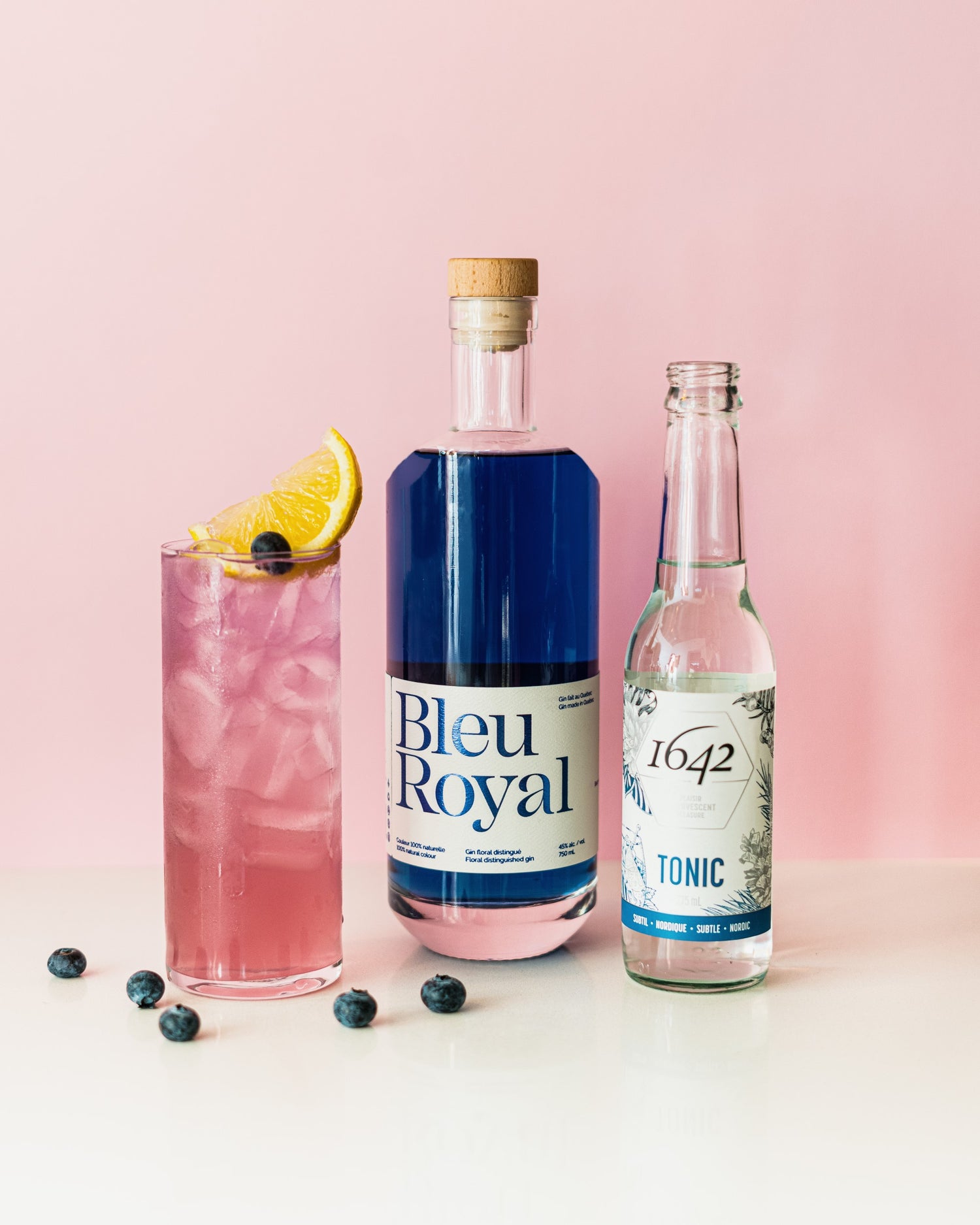 Blueberry Gin Fizz