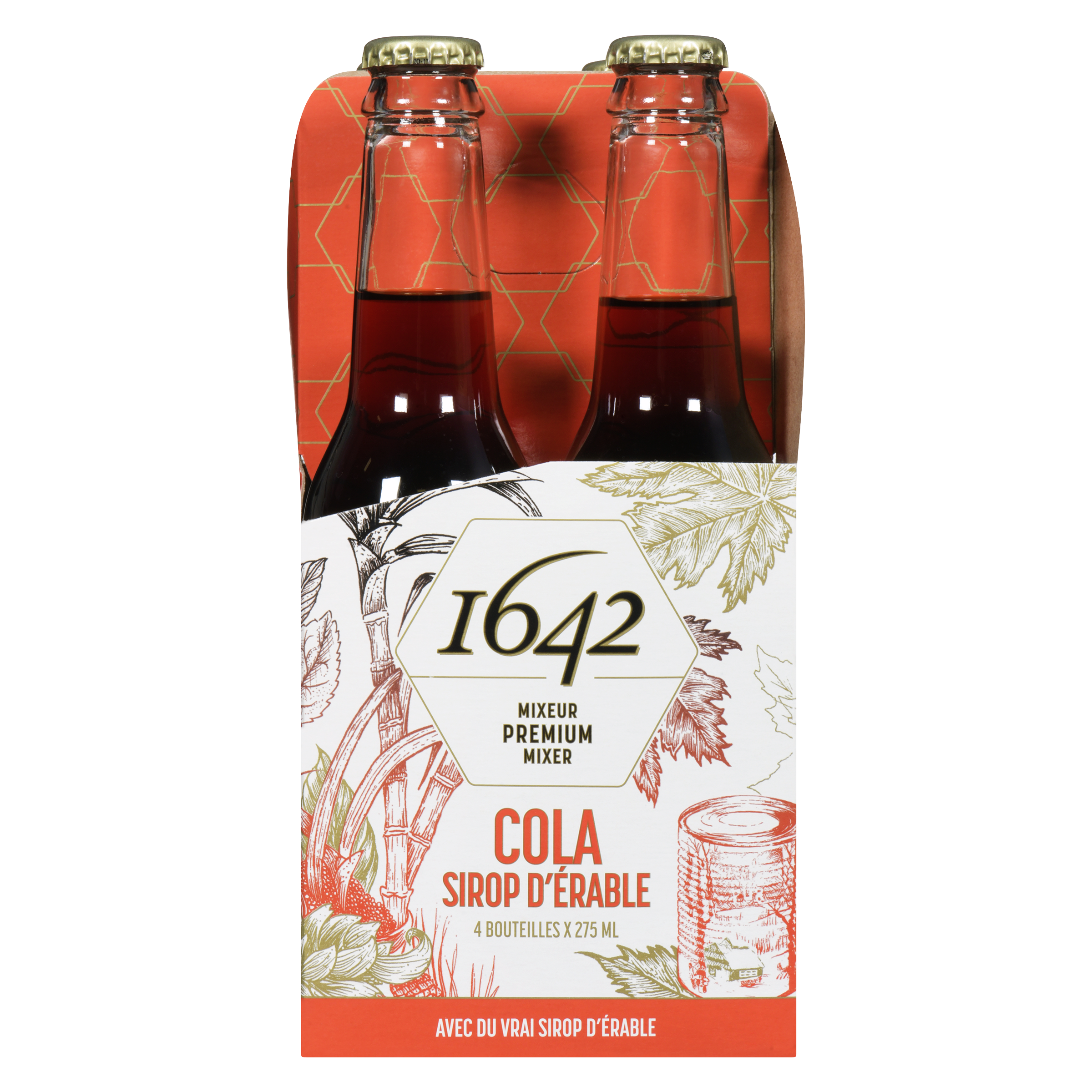 Cola with real syrup&.