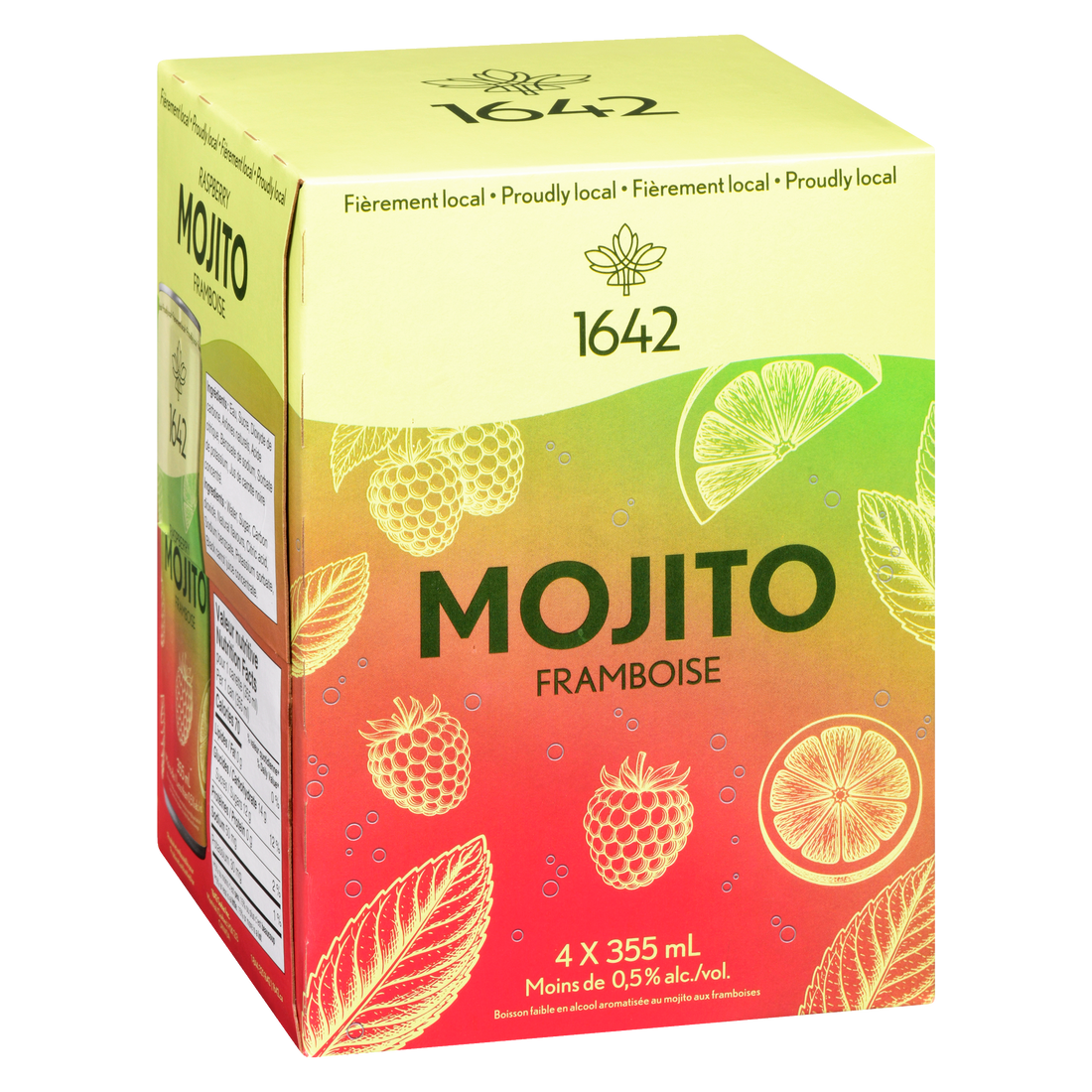 Non-Alcoholic Raspberry Mojito