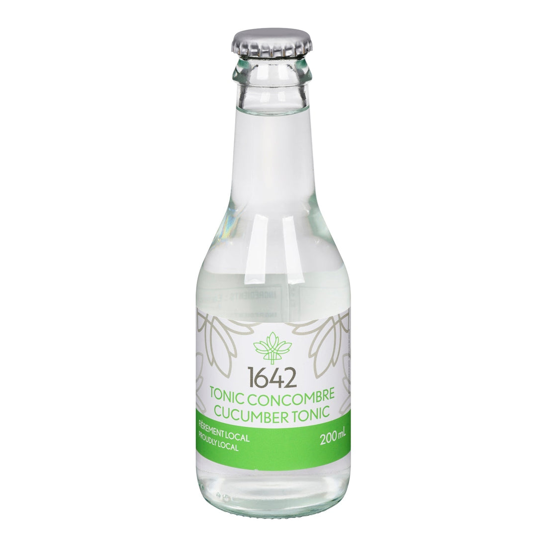 1642 Tonic Cucumber — 200 ml bottle, front view