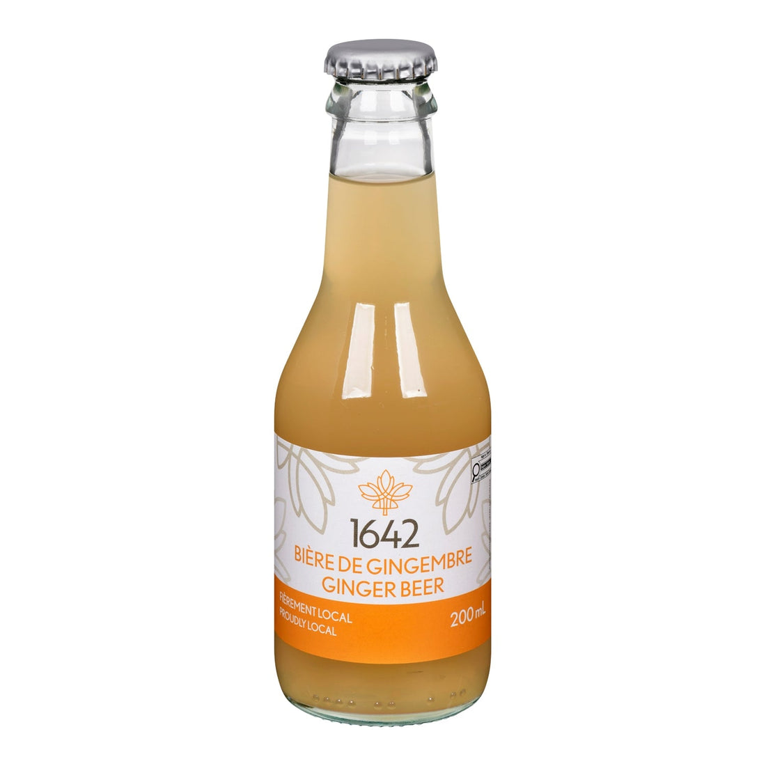 1642 Ginger Beer — 200 ml bottle, front label