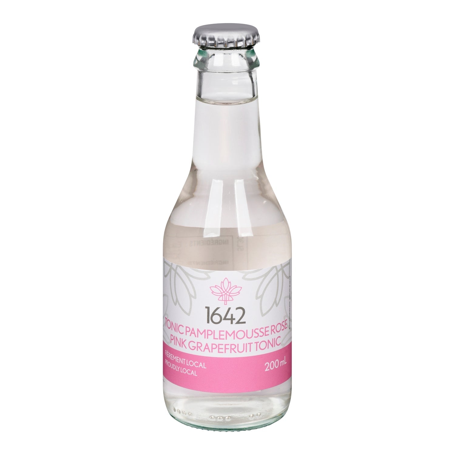 1642 Tonic Pink Grapefruit — 200 ml bottle, front label