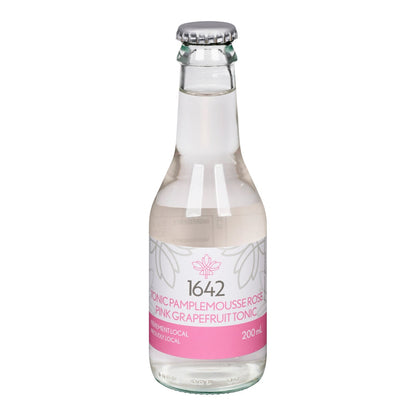 1642 Tonic Pink Grapefruit — 200 ml bottle, front label