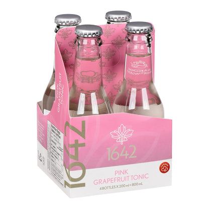1642 Tonic Pink Grapefruit — 4 x 200 ml pack, English label