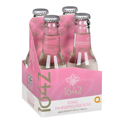 1642 Tonic Pink Grapefruit — 4 x 200 ml package, French label