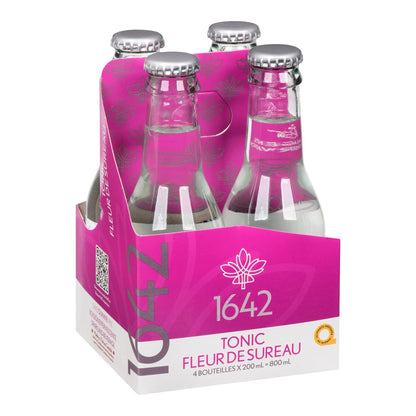 1642 Tonic Elderflower — 4 x 200 ml package, French label