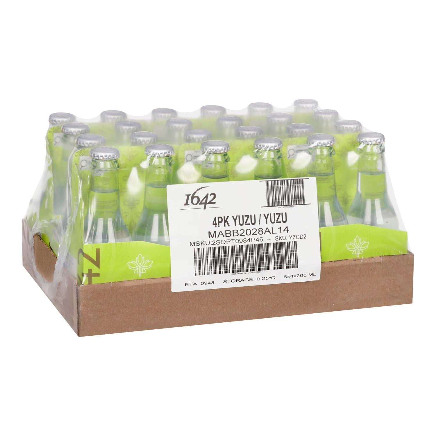 1642 Yuzu — caisse 6 x 4 x 200 ml