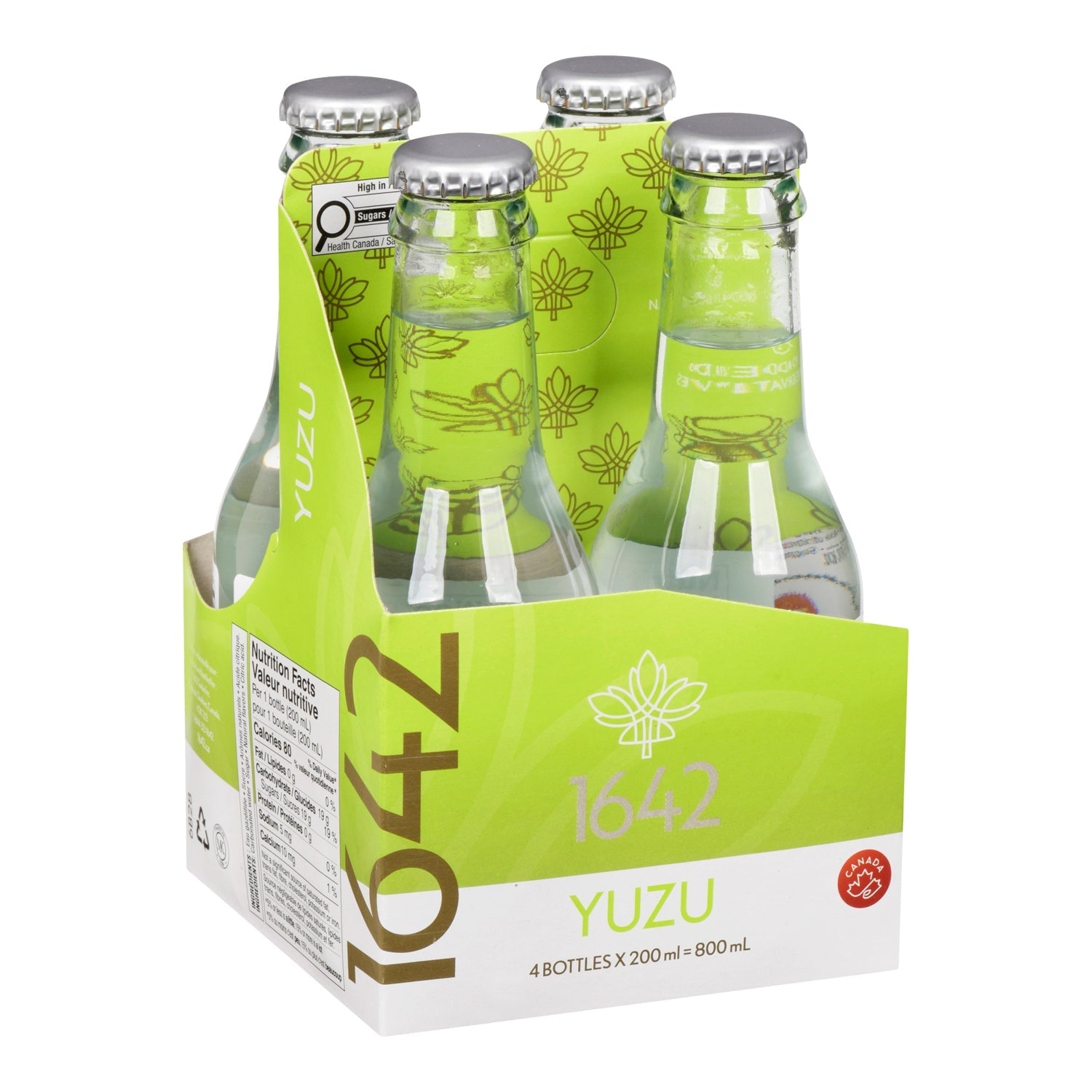 1642 Yuzu — 4 x 200 ml pack, English label