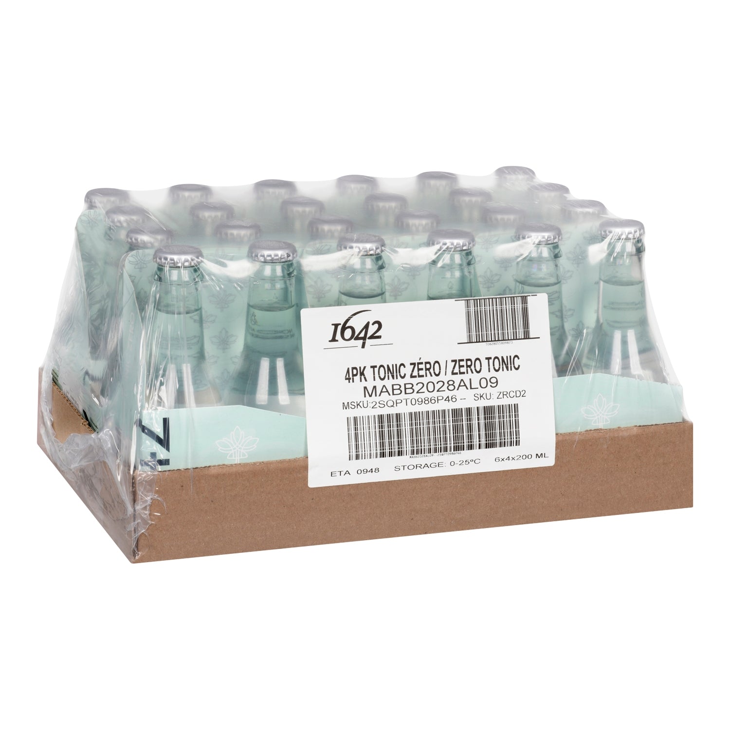 1642 Tonic Zero — case 6 x 4 x 200 ml