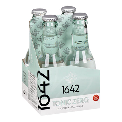 1642 Tonic Zero — 4 x 200 ml pack, English label