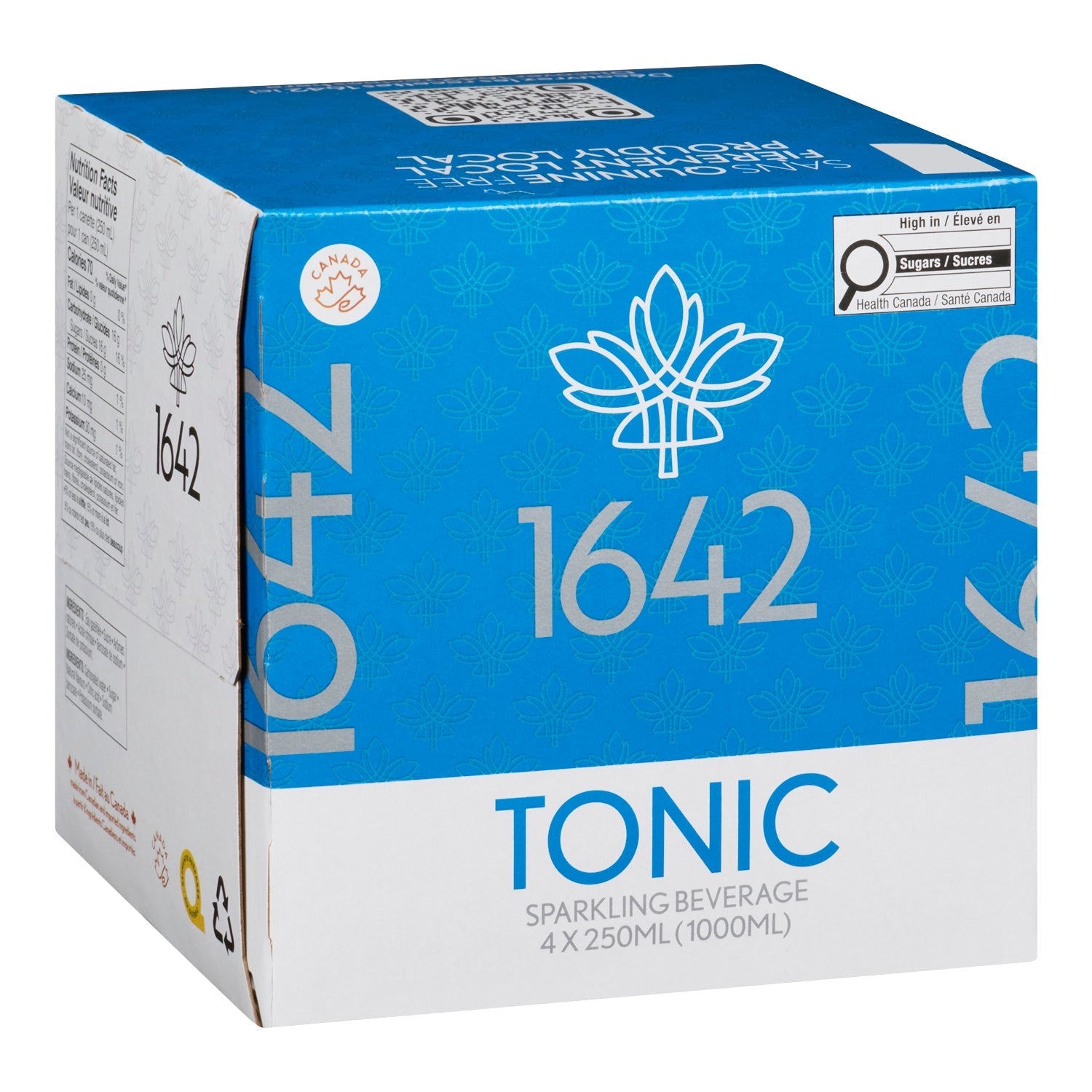 1642 Tonic — 4 x 250 ml pack, English label