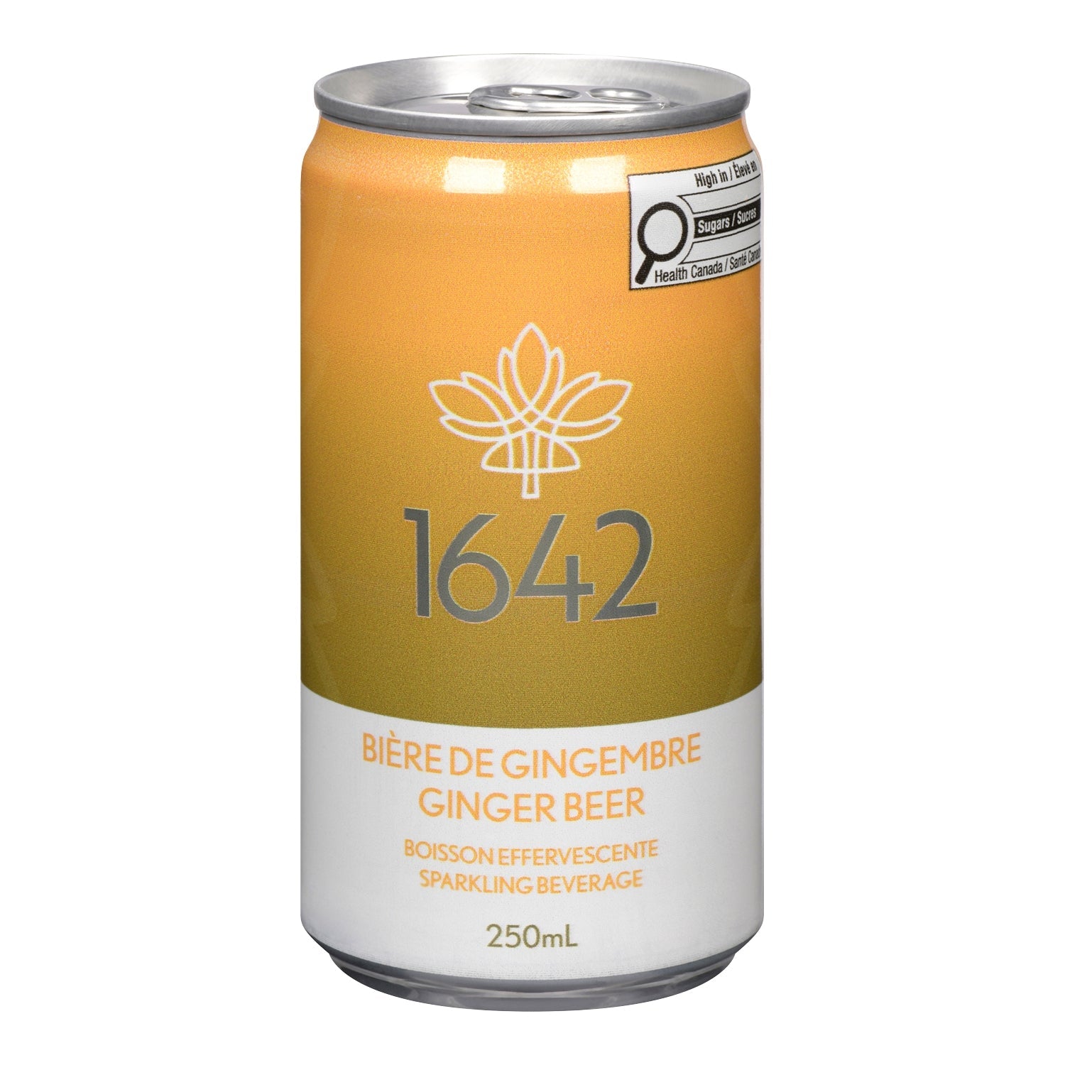 1642 Ginger Beer — 250 ml can, front label