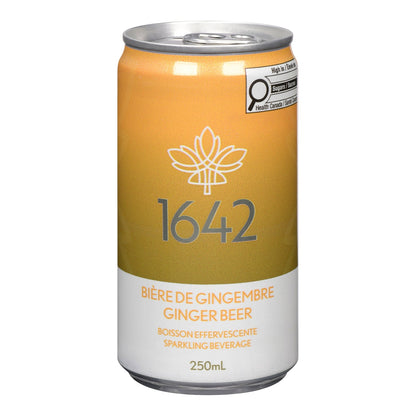1642 Ginger Beer — 250 ml can, front label