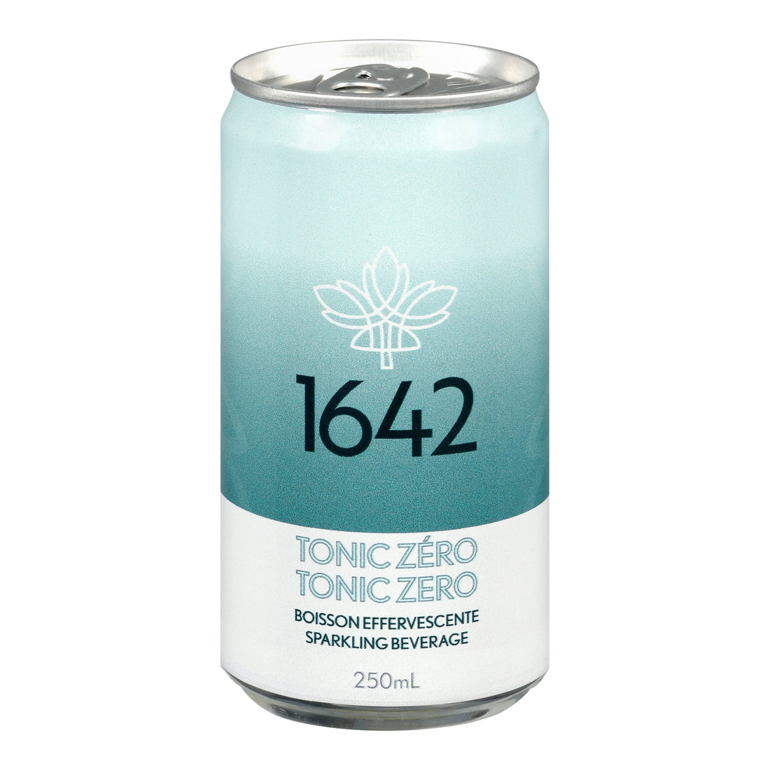 1642 Tonic Zéro — canette 250 ml, face avant