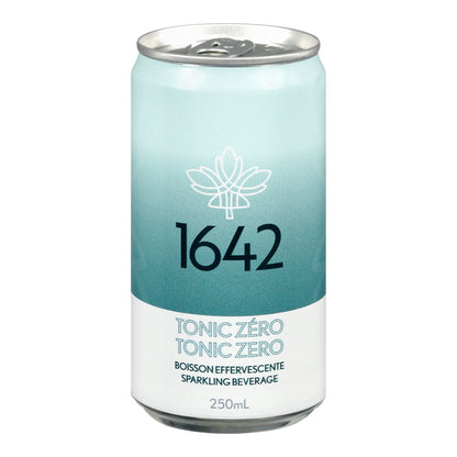 1642 Tonic Zéro — canette 250 ml, face avant