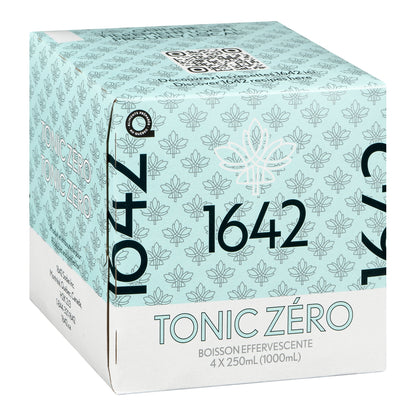 1642 Tonic Zéro — emballage 4 x 250 ml, étiquette française