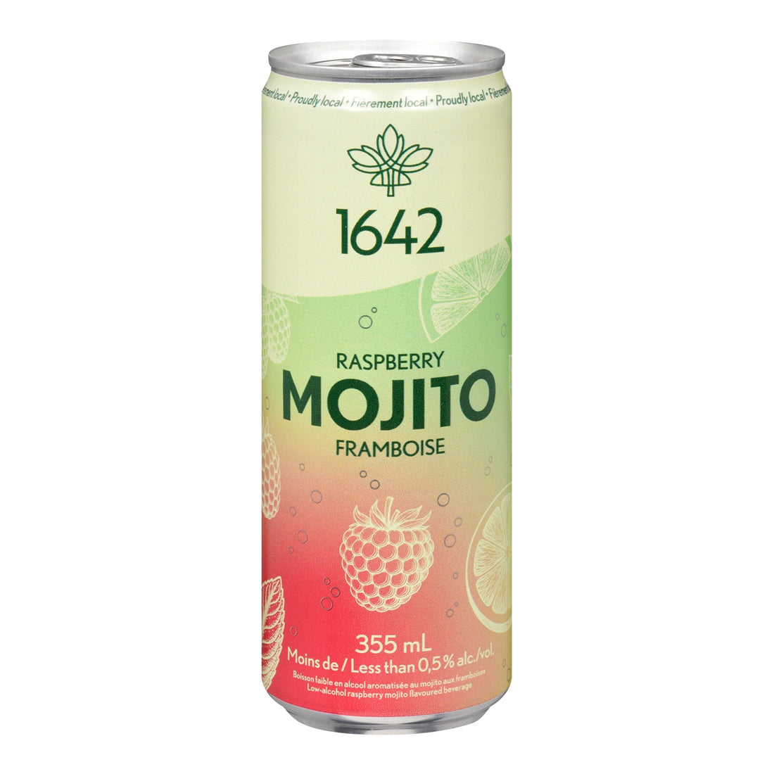Non-Alcoholic Raspberry Mojito