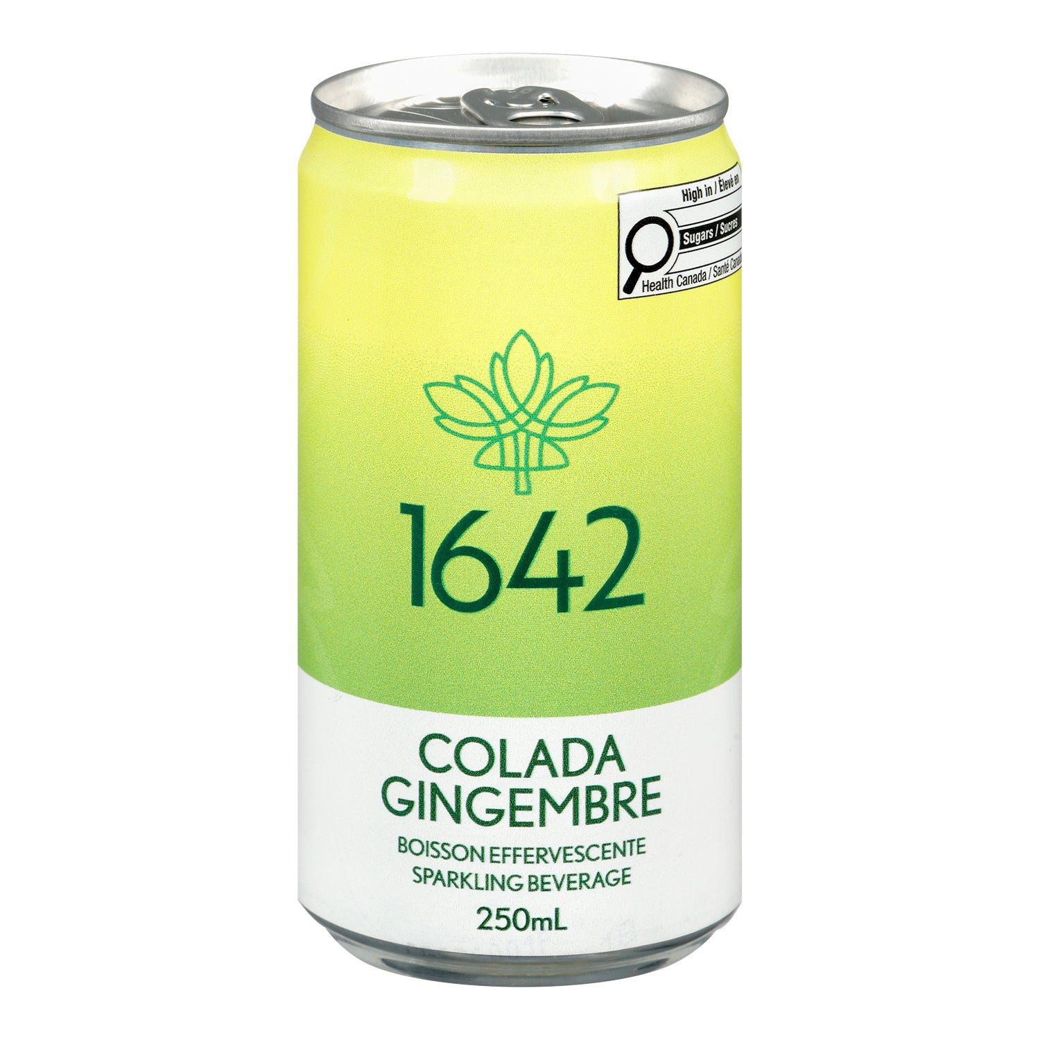 1642 Colada Gingembre — canette 250 ml, face avant