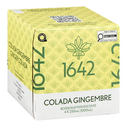 1642 Colada Gingembre — emballage 4 x 250 ml, étiquette française