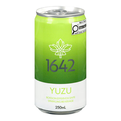 1642 Yuzu — canette 250 ml, face avant
