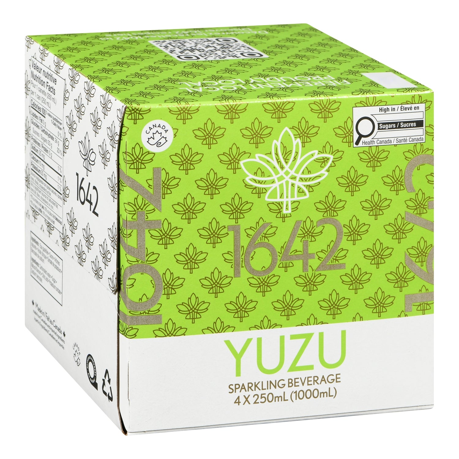 1642 Yuzu — 4 x 250 ml pack, English label