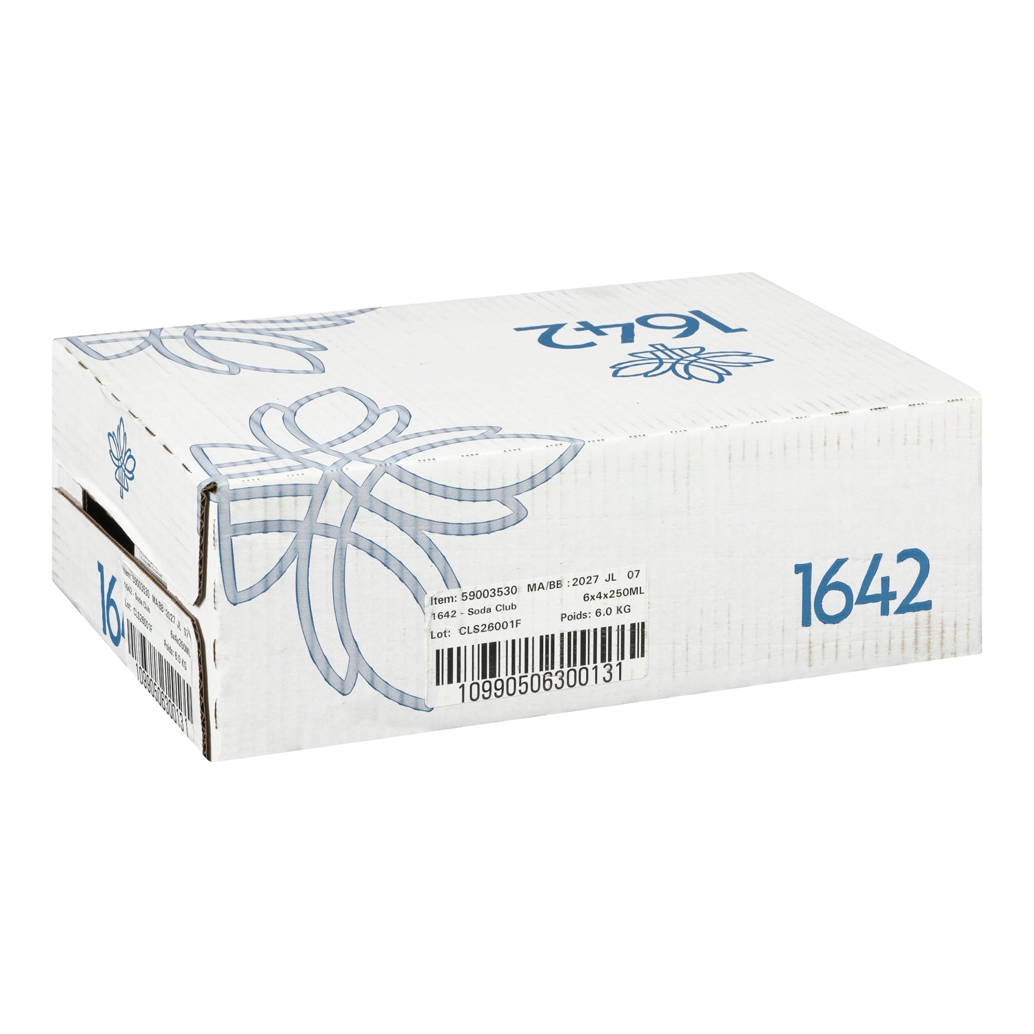 1642 Soda Club — caisse 6 x 4 x 250 ml