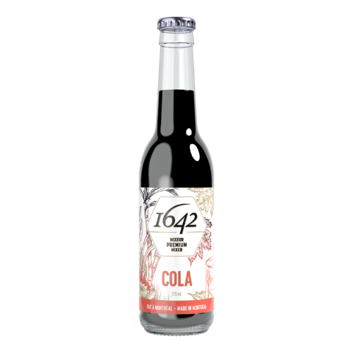 Cola with real syrup&.